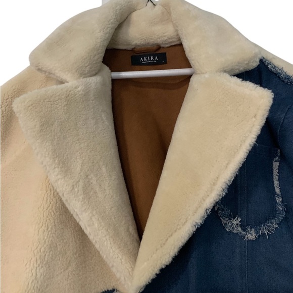 NWOT Cropped half and half jacket. XL - Picture 2 of 8